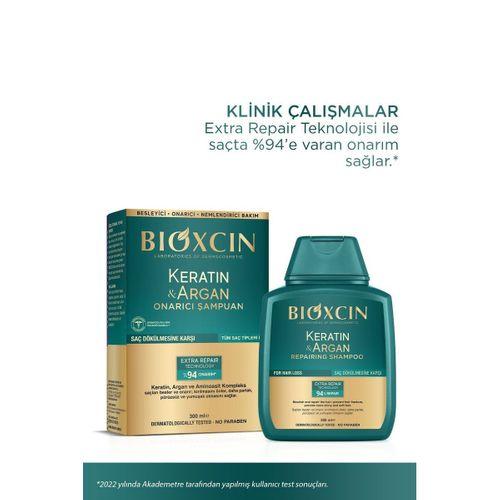 Bioxcin Bioxcin Keratin & Argan Onarıcı Şampuan 300 Ml - Yıpranmış Ve Hasar Görmüş Saçlar 2 Li Avantaj Set