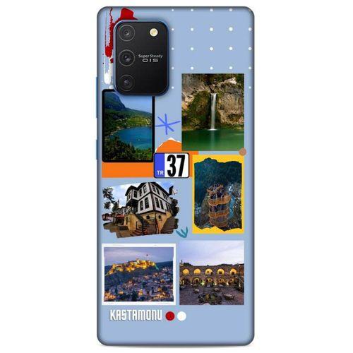 Lopard Samsung Galaxy S10 Lite Uyumlu Kılıf Şehirli ※ (37) Kastamonu Silicone Cover