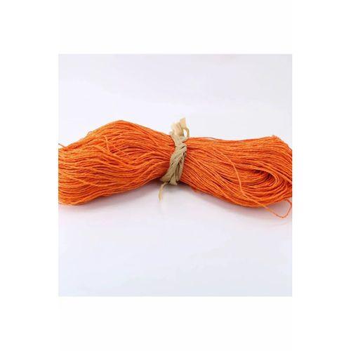 Turuncu Renk Çile Kağıt İp Çanta Ipi Supla Ipi No:65 - (550-600 gr)