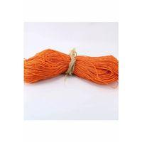 Turuncu Renk Çile Kağıt İp Çanta Ipi Supla Ipi No:65 - (550-600 gr)