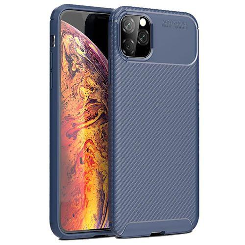 Newface iPhone 11 Pro Kılıf Focus Karbon Silikon - Lacivert