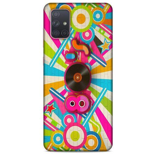 Retro (46) Desen Core Armor Kılıf Renkli Samsung Galaxy A71 Kılıf