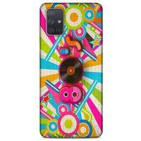 Retro (46) Desen Core Armor Kılıf Renkli Samsung Galaxy A71 Kılıf