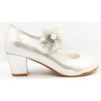 Mini Women Gümüş Kız Çocuk Topuklu Abiye Ayakkabı