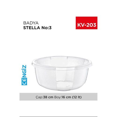 Yuvarlak Şeffaf Badya 1 Adet 3 No Royaleks-E175