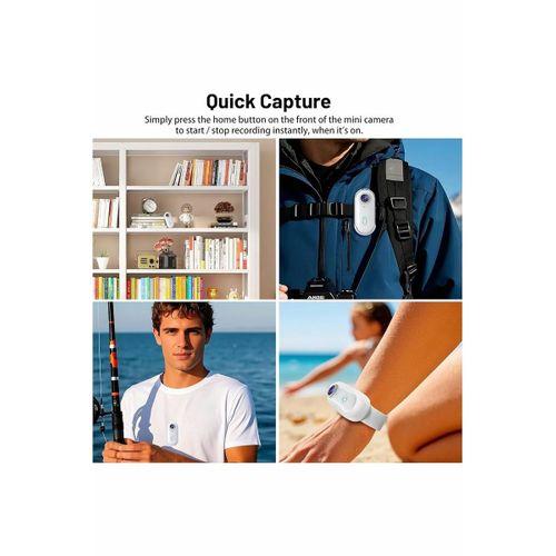 Mini Wıfı Aksiyon Kamerası 1080p Taşınabilir Vücut Kamerası Giyilebilir Video Kaydedici Ipx7 Su Geçirmez