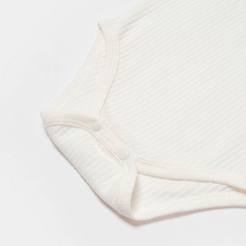 Bibaby Bibaby Biorganic Koala Jungle Kısa Kol Bebek Body 56972 Gri