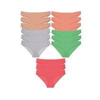 15 Adet Süper Eko Set Likralı Kadın Slip Külot Soft Renkler