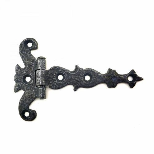 Antika Tarz Dekoratif Pirinç Kuyruklu Kelebek Menteşe - 63x100 Mm, Oksit