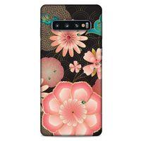 Samsung Galaxy S10 Kılıf Japonya (21) Koruyucu Kapak Japon Çiçekleri Vilmorin