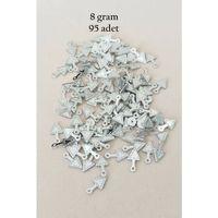 Oya Abiye Bileklik Kolye Pleksi Metalik Plastik Pul Gümüş Renk 8 gram 95 adet - BNC505