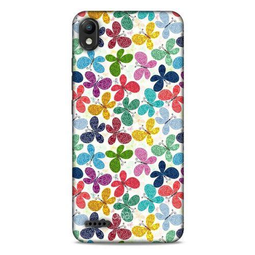LG K20 2019 Kılıf Kelebek Etkisi (35) Fit Design Kılıf Karışık Renkli