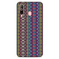 Ethnic Culture (95) Samsung Galaxy A60 Kılıf Silikon Kapak Desenli