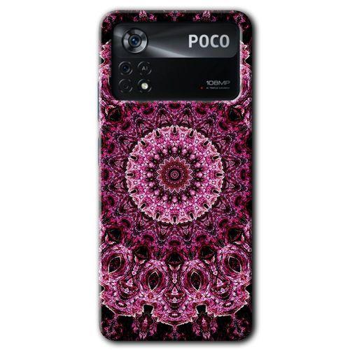Poco x4 Pro Kılıf HD Desen Baskılı Arka Kapak + Temperli Cam - Mandala Patterns Kaleidoscope