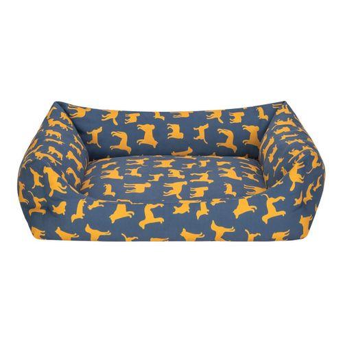 Pet Comfort Uniform Lacivert-Sarı Köpek Yatağı L 70x60cm