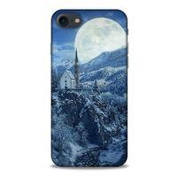 Apple Iphone 7 Kılıf Snowix (49) Ultra Silikon Kılıf Beyaz Mavi