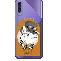 Zoologix (37) Samsung Galaxy A51 Şeffaf Kılıf Silikon Desenli