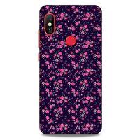 Xiaomi Redmi Note 6 Pro Uyumlu Kılıf Pembe Delisi (2) Kabı Çiçekli