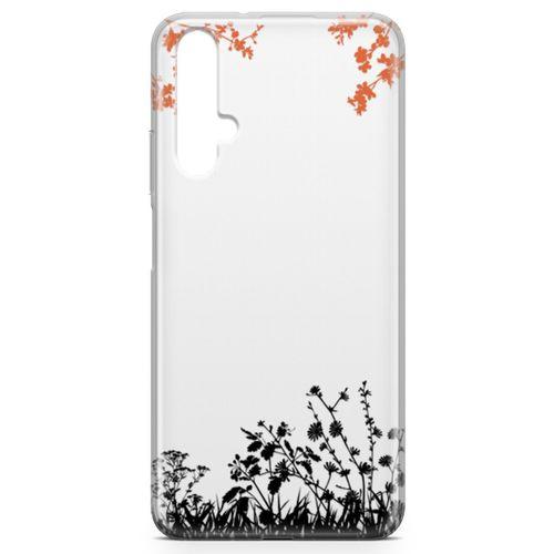 Honor View 20 Kılıf Ot Bahçesi Arka Kapak Koruma Desenli Full Koruyucu