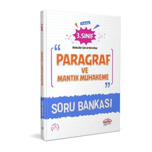 3. Sınıf Paragraf ve Mantık Muhakeme Soru Bankası Editör Yayınları