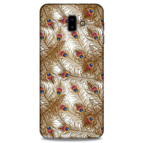 Samsung Galaxy J6 Plus Kılıf Desenli Özel Seri Tüyler (25) Antişok Kapak