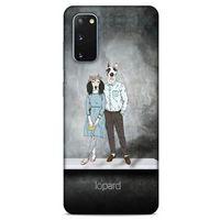 Samsung Galaxy S20 Kılıf FunnyMaX (46) Core Armor Kılıf Antrasit Köpek