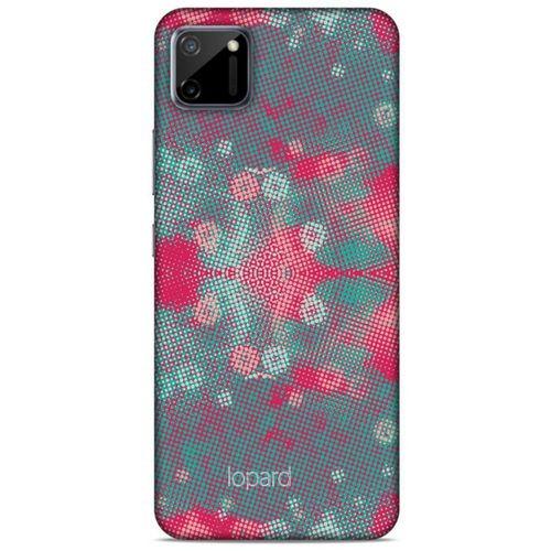 Oppo Realme C11 Kılıf Pastel Renkler (48) Bumper Kılıf Pembe Yeşil