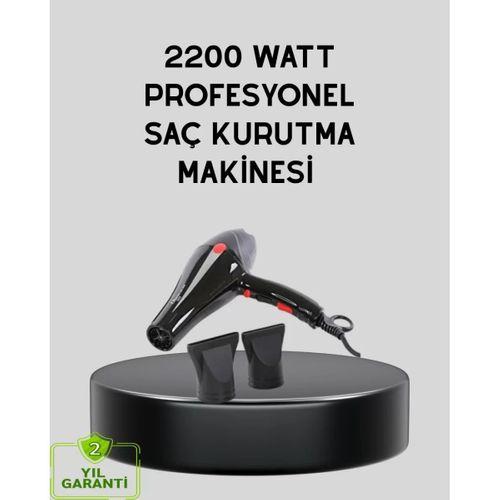 Profesyonel 2200w Fön Makinesi – Ac Motorlu, Hızlı Kurutma, Hafif Tasarım