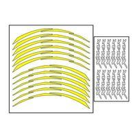 YAMAHA Yamaha Florasan Sarı Iıı Xmax Uyumlu 1 Set Jant Şeridi