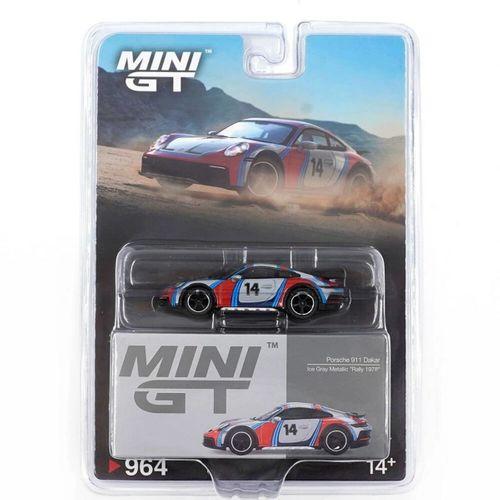 1/64 Porsche 911 Dakar Ice Grey Metallic "Rally 1978" - Blister Paket