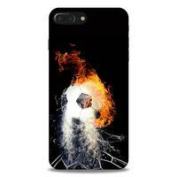 Lopard Apple Iphone 8 Plus Uyumlu Kılıf FireX (35) Fit Design Kılıf Futbol