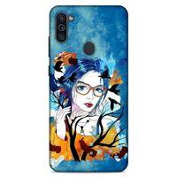 Lopard Samsung Galaxy M11 Uyumlu Kılıf Sürreal Yüzler ♀ (27) Tasarımlı Kılıf Baskılı