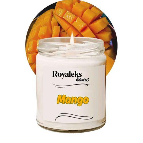 Doğal Özel Seri Kokulu Dekoratif Kavanoz Mum 210 cc - Mango Esansı - RYL