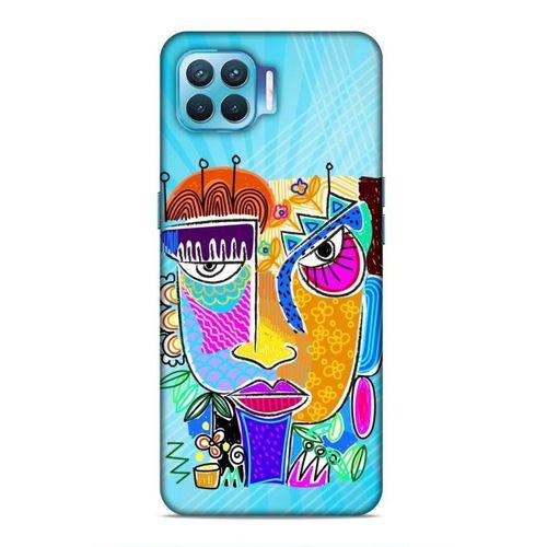 Oppo Reno 4 Lite Uyumlu Kılıf Face'X 28 Arka Kapak Sanatsal
