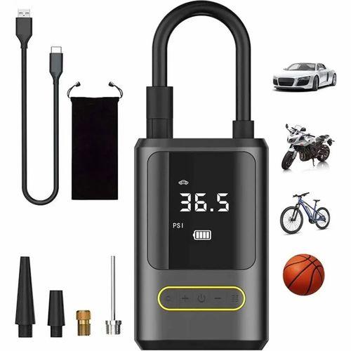 Kablosuz Oto Araç Mini 4000mah 150 Psı Işıklı Oto Hava Kompresörü