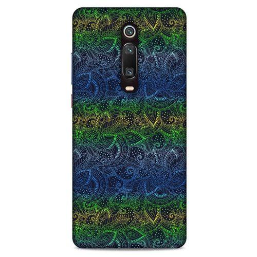 Xiaomi Mi 9T Kılıf Desenli Özel Seri Tüyler (44) Tough Armor Kılıf