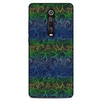 Xiaomi Mi 9T Kılıf Desenli Özel Seri Tüyler (44) Tough Armor Kılıf