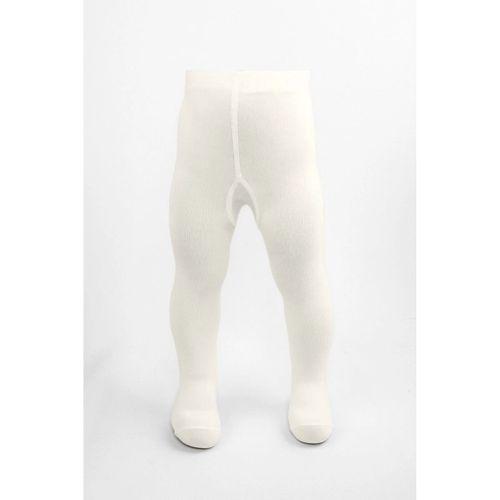 Tekli Düz Külotlu Çorap 50104 Ekru