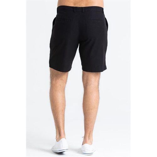 Ege Gabardin Erkek Şort Siyah Syh