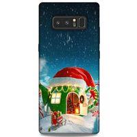 Samsung Galaxy Note 8 Kılıf Snowix (2) Kabı Yeşil Kırmızı