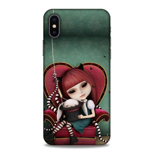 Lopard Apple Iphone X Uyumlu Kılıf Manipülasyon ☻ (1) Kılıfı Baskılı
