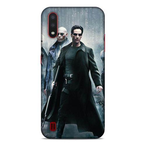 Lopard Samsung Galaxy A01 Uyumlu Kılıf IMDB Film (15) Antişok Kılıf Matrix
