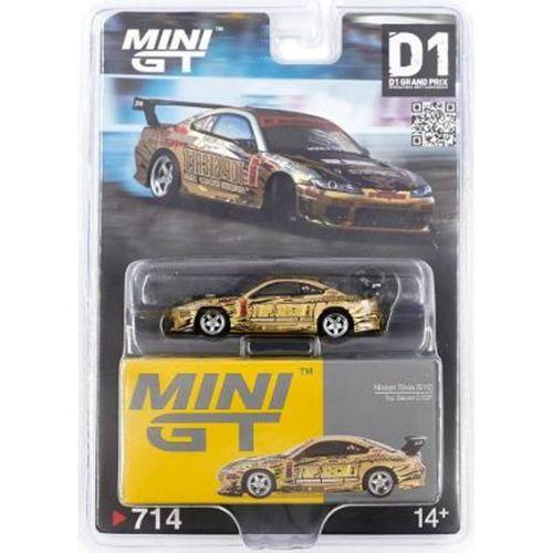 Mini GT Nissan Silvia (S15) Top Secret D1GP 714 BL