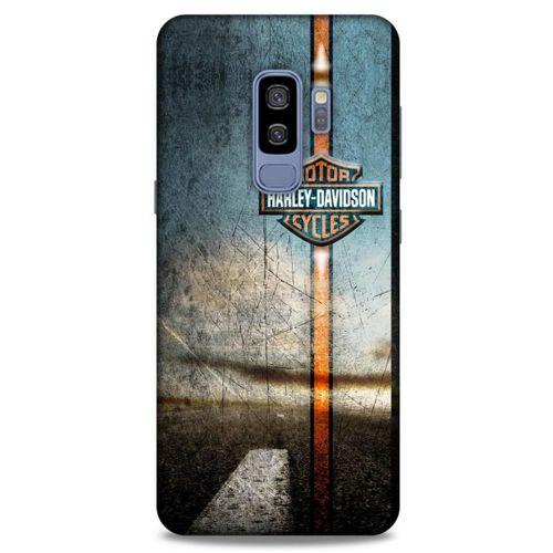 Samsung Galaxy S9 Plus Uyumlu Kılıf Motorsiklet (45) Liquid Air Kılıf Harley