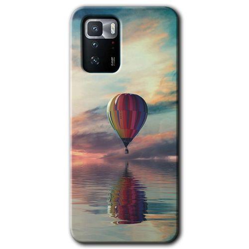 Poco x3 GT Kılıf HD Desen Baskılı Arka Kapak - Zeplin + Kırılmaz Cam