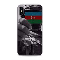 Apple iPhone XS Max Uyumlu Kılıf Azarbaijan (40) Fit Silikon Kılıf Asker
