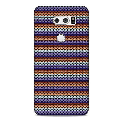 Kazak (5) Desenli Silikon Kapak LG K40S Kılıf