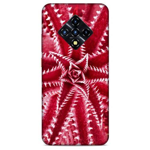 Lopard İnfinix Zero 8 Uyumlu Kılıf Bahar (27) Tasarımlı Kılıf Kırmızı