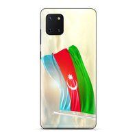Huawei Y5P Uyumlu Kılıf Azarbaijan (7) Telefon Kılıfı Gökyüzü Bayrak
