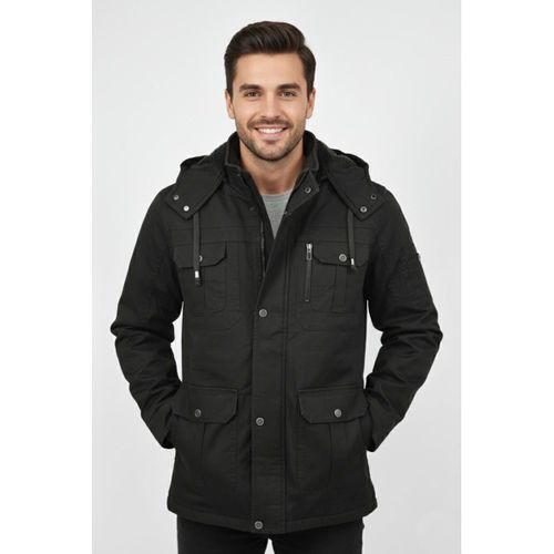 Erkek Spor Kanvas Kapüşonlu Parka 85121 BGL-ST04884